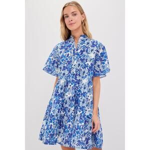 RO'S GARDEN Exclusive Blue Nerano Vibeka Short Dress Size M NWT